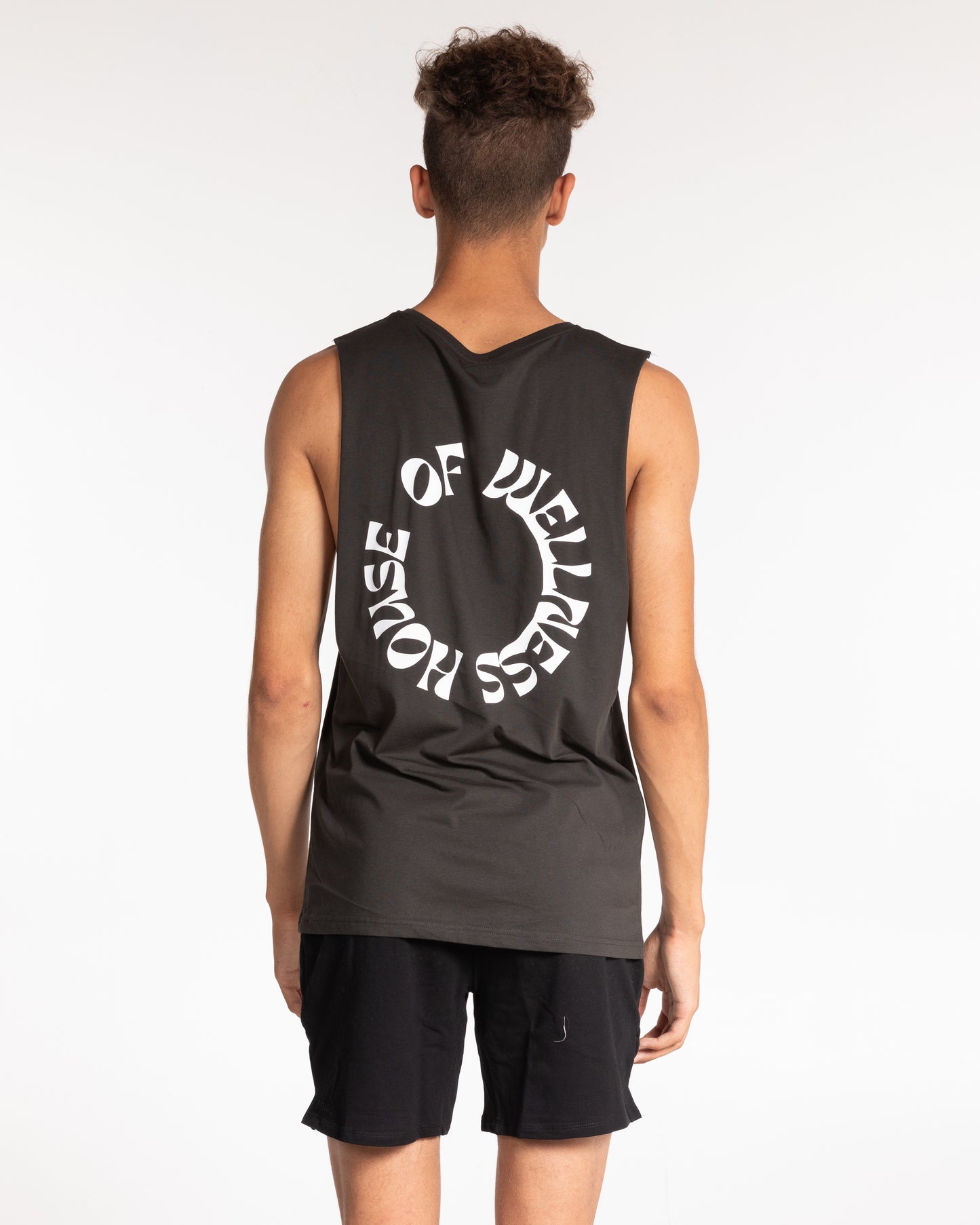 The Core Muscle Tank - Charcoal