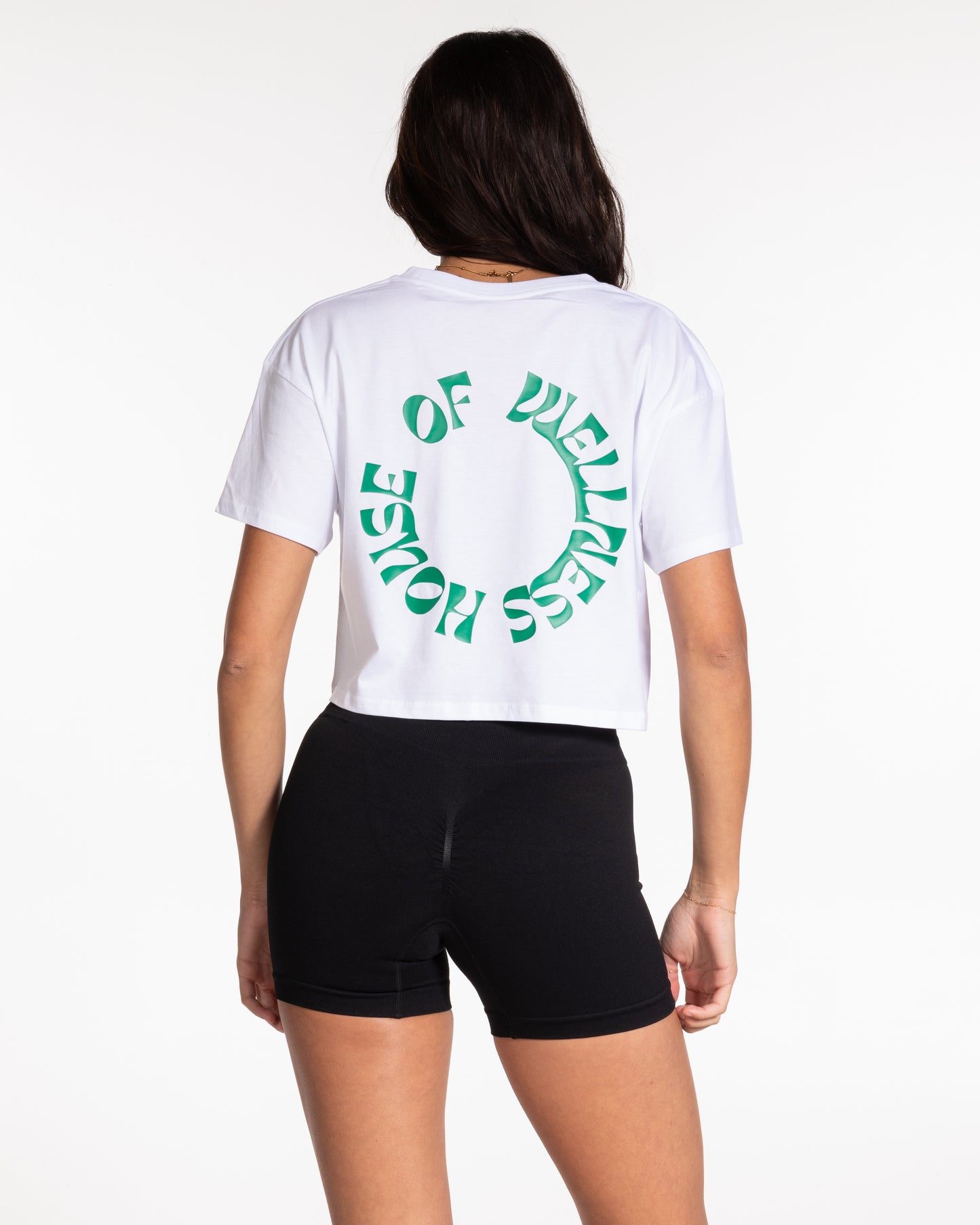 The Core Crop Tee - White