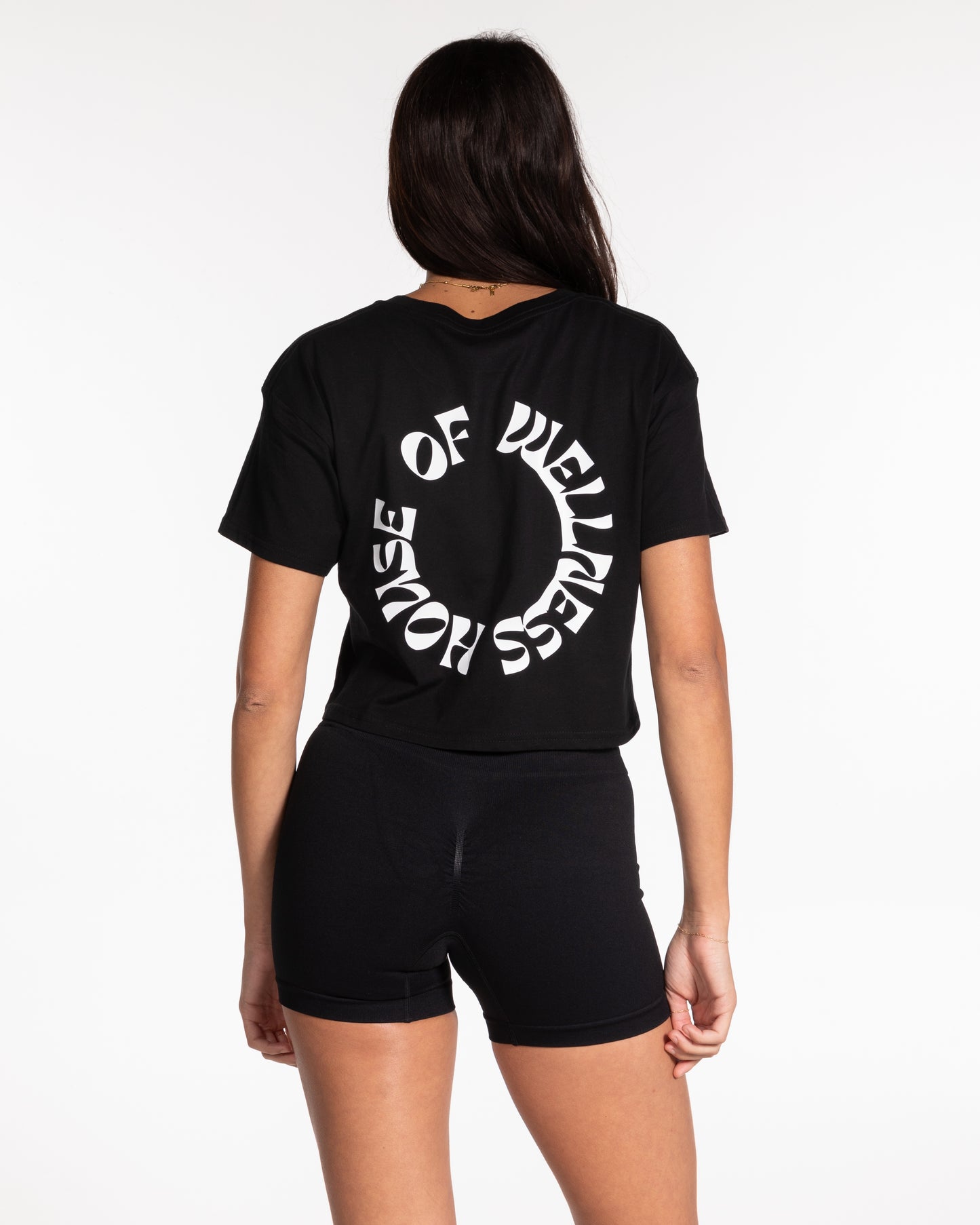 The Core Crop Tee - Black